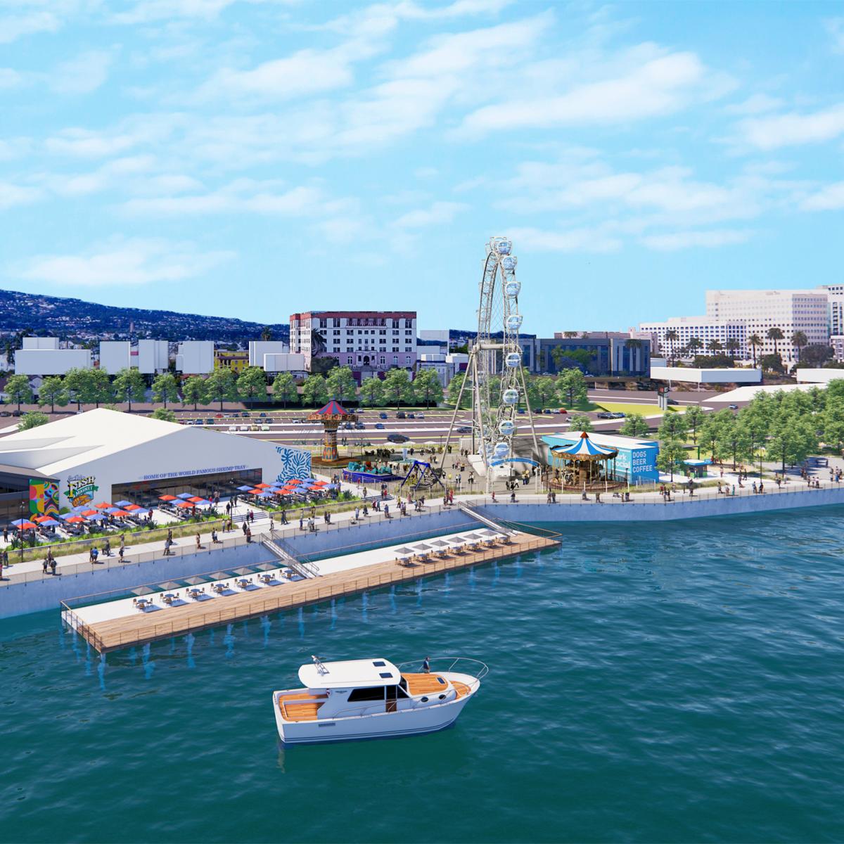 Vibrant waterfront destination experience